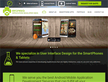 Tablet Screenshot of android-application-developer-india.com